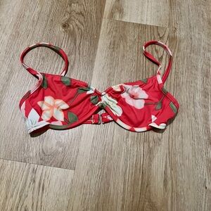 UNDERWIRE FLORAL BIKINI TOP